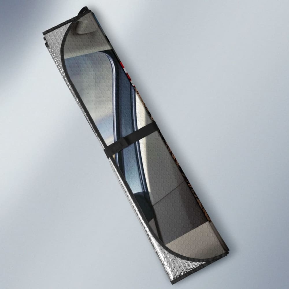 Family Bear Drink Bear Natural Light Car Sun Shade Funny