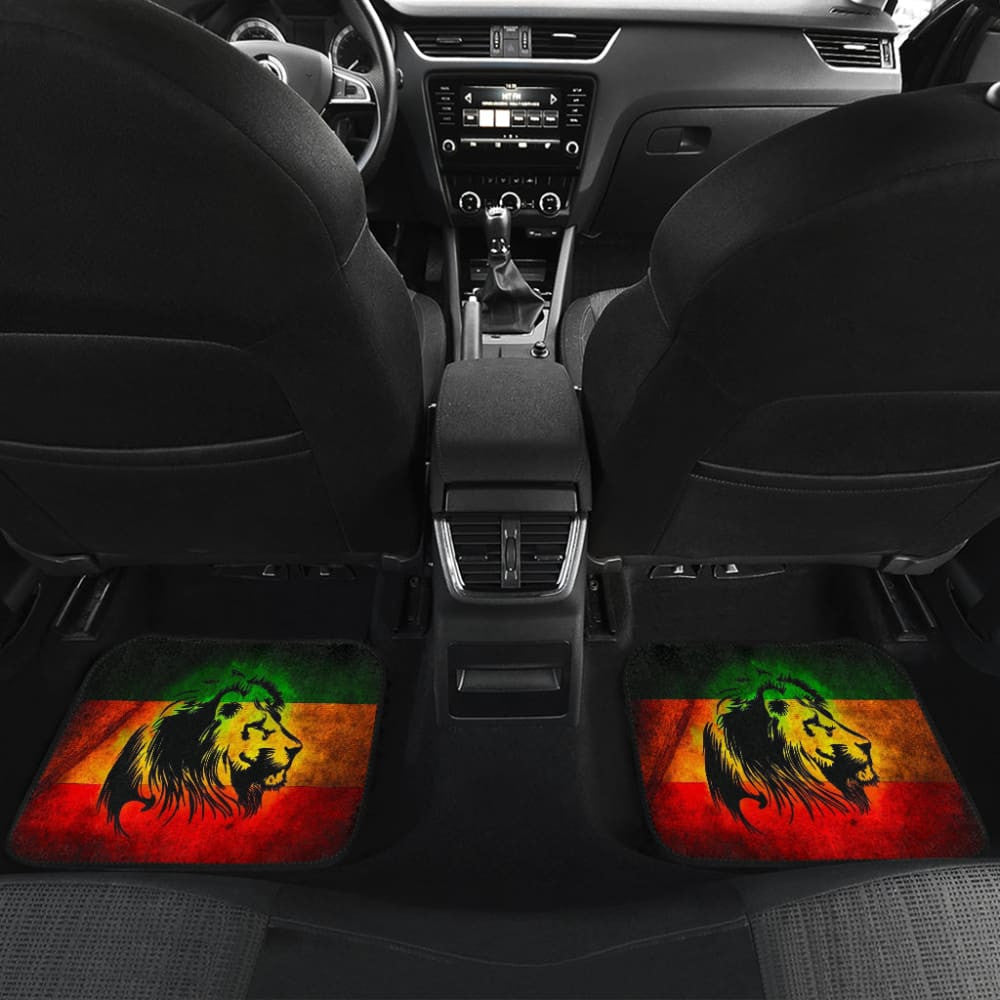 Amazing Gift Ideas Reggae Rasta Lion Car Floor Mats Custom