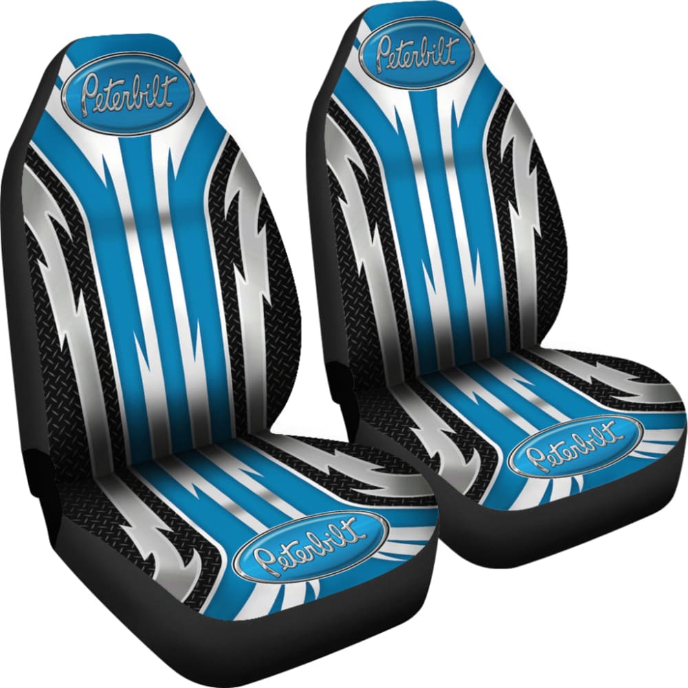 Cyan Peterbilt Car Seat Covers