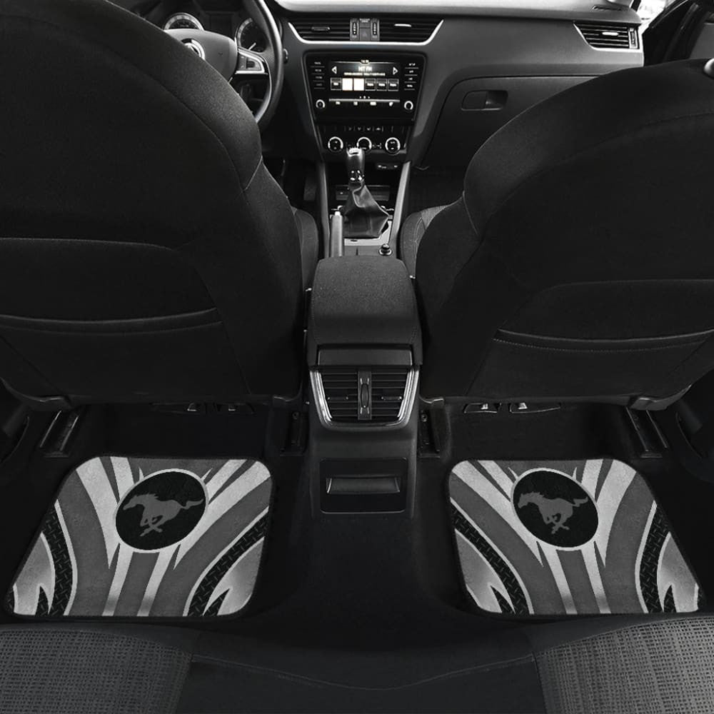 Grey Mustang Car Floor Mats