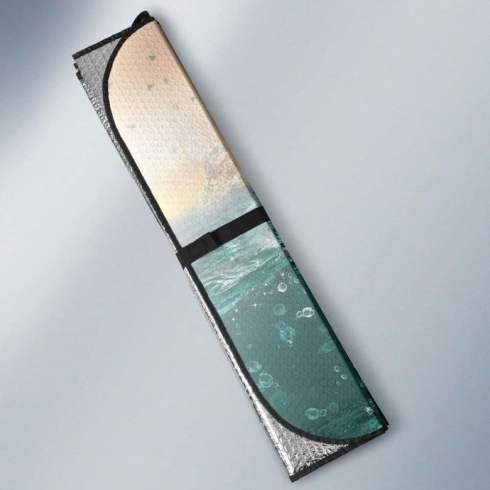 Tortoise Island Rock Ocean Mystic Underwater Bubbles Auto Sun Shades