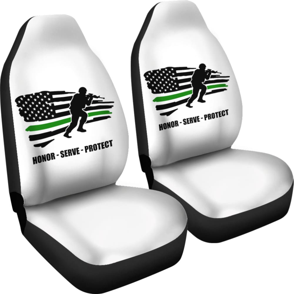 American Flag Military Patriotic Car Seats Covers