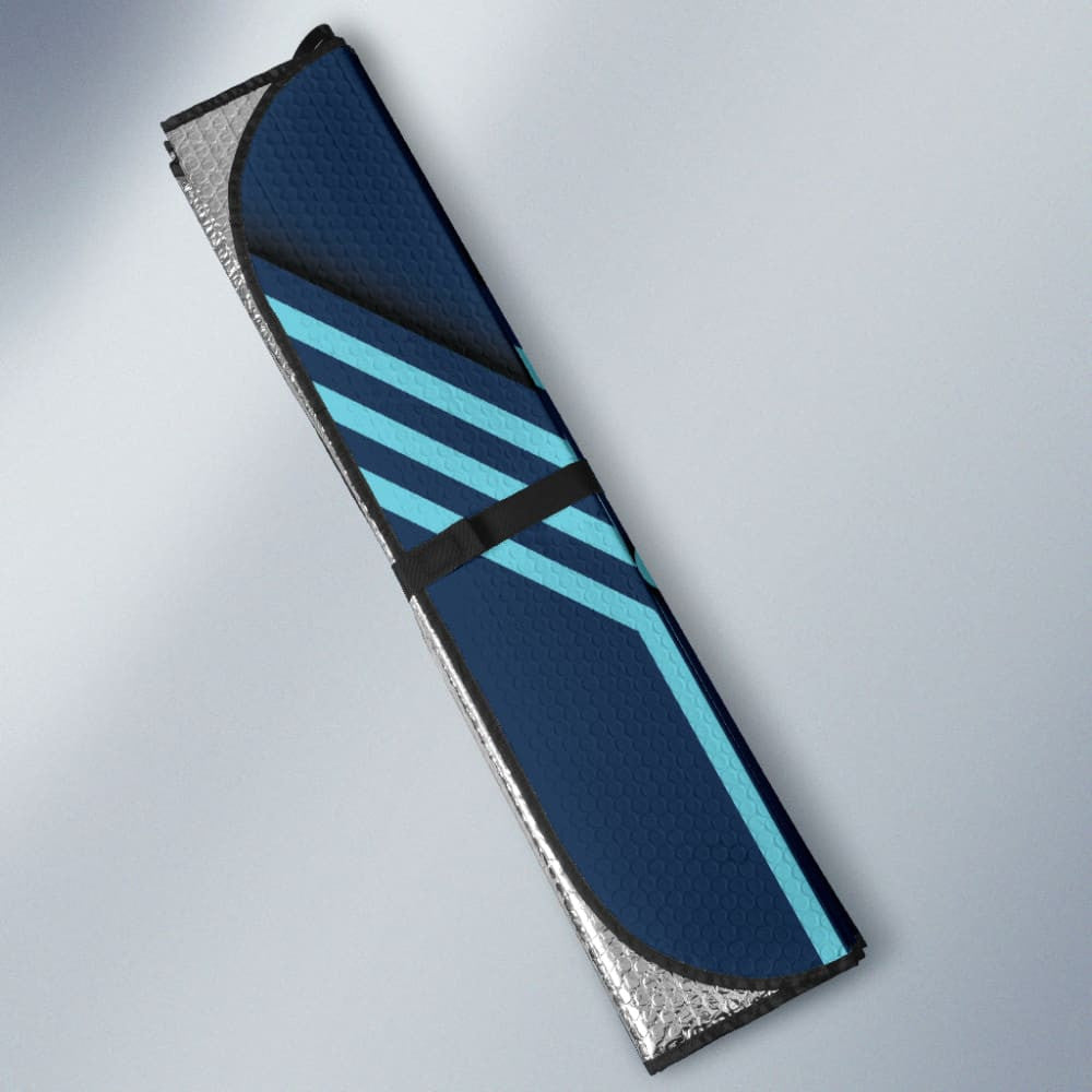 Amazing Turquoise Horse Mustang Custom Metallic Style Printed Car Auto Sun Shades