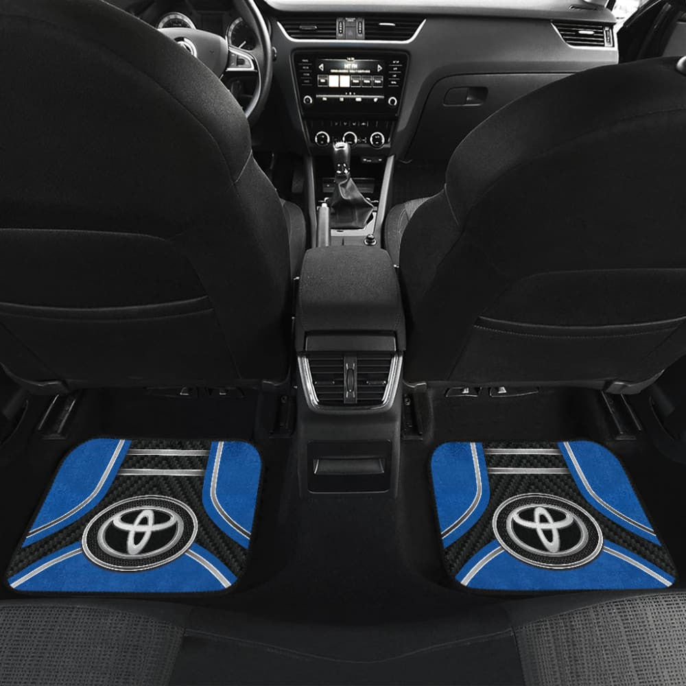 Blue Toyota Amazing Style Car Floor Mats Custom