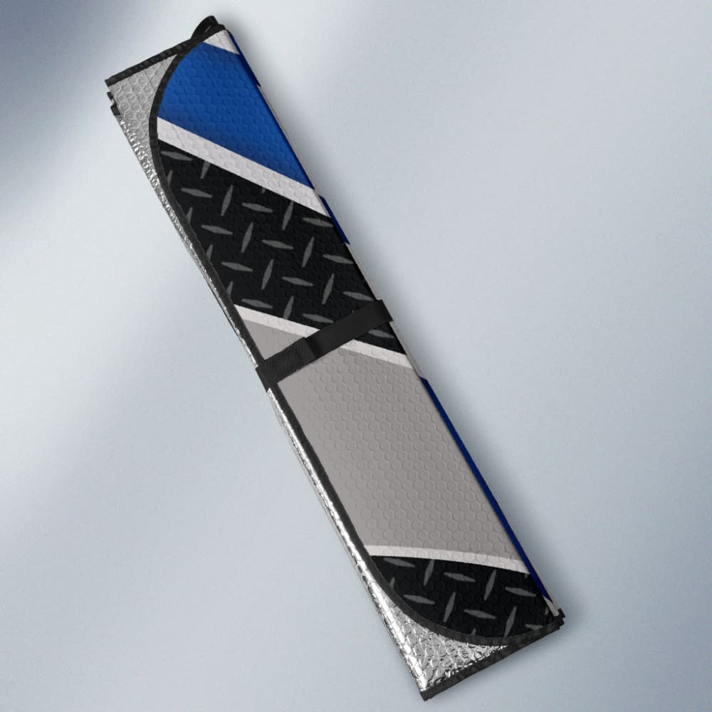 Blue Mustang Car Auto Sun Shades Custom