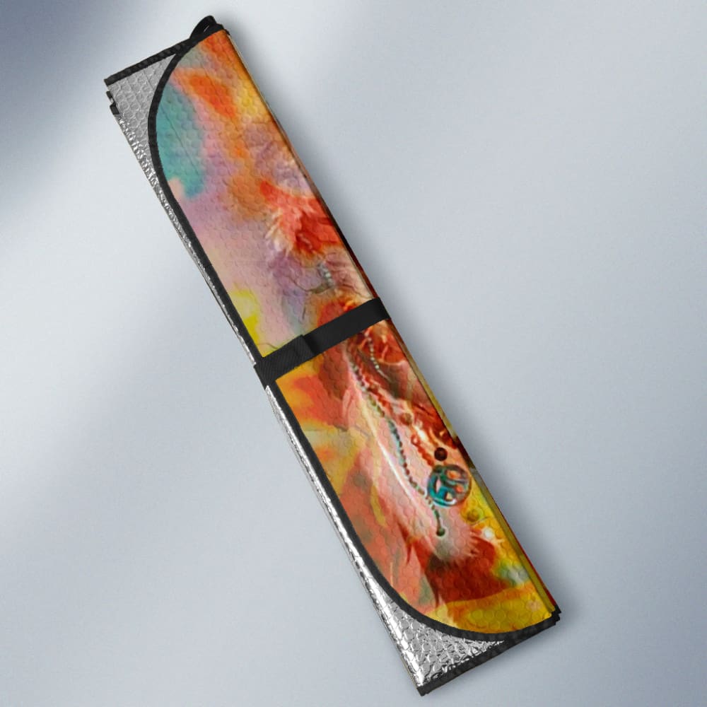 American Native Woman Car Auto Sun Shades