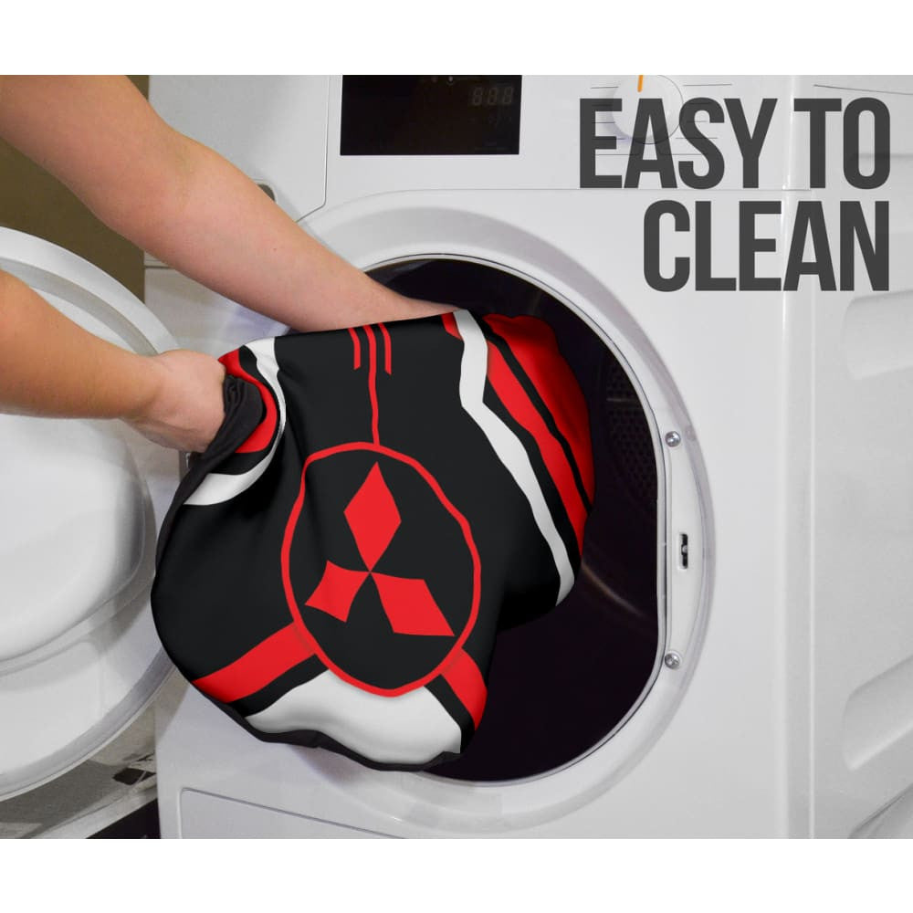 Red Mitsubishi Inspired Car Seat Covers Custom