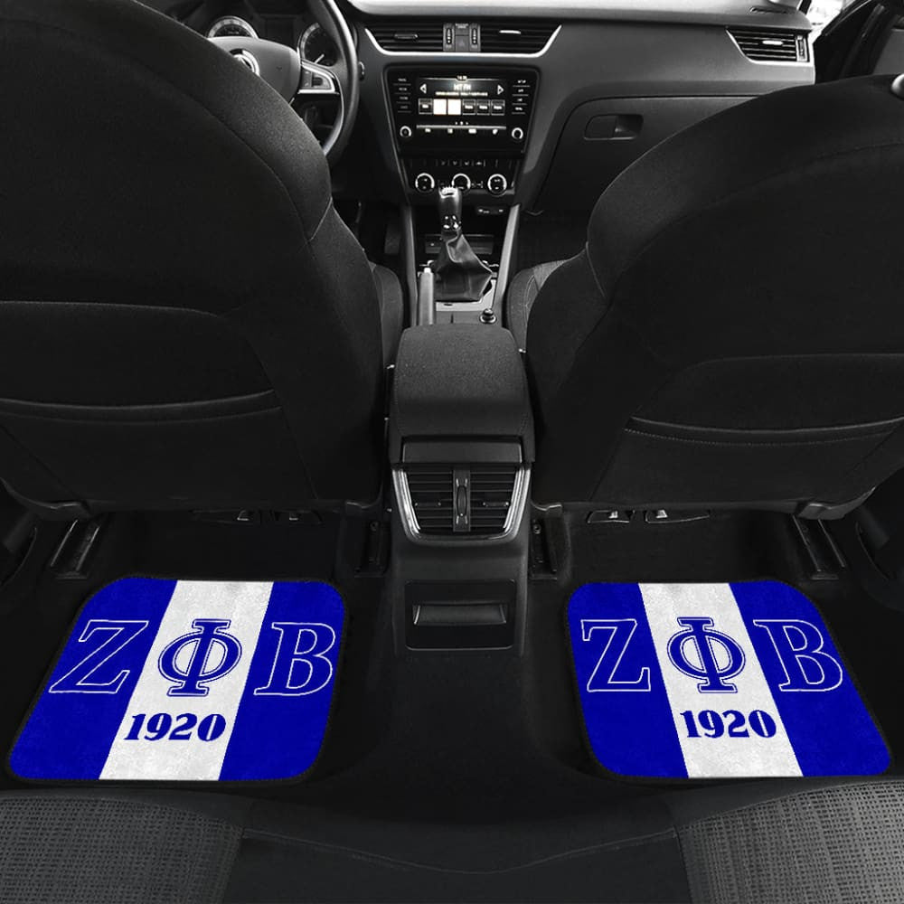 African Car Floor Mats Zeta Phi Beta Dove Symbol