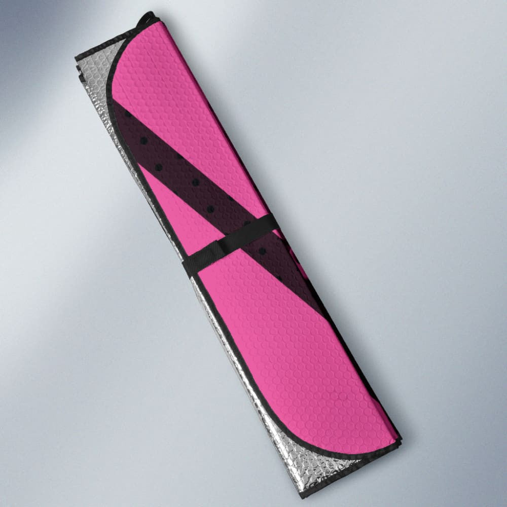 Amazing Black & Pink Horse Mustang Custom Car Accessories Car Auto Sun Shades