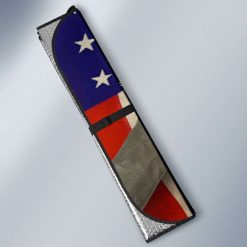 Amazing Patriot Nurse American Flag Car Auto Sun Shades
