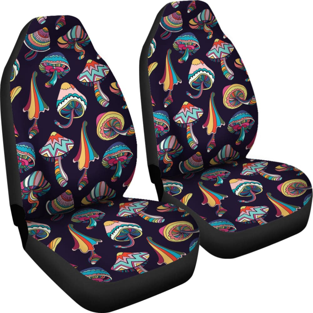 Colorful Mushroom Pattern Custom Car Accessories Car Seat Covers