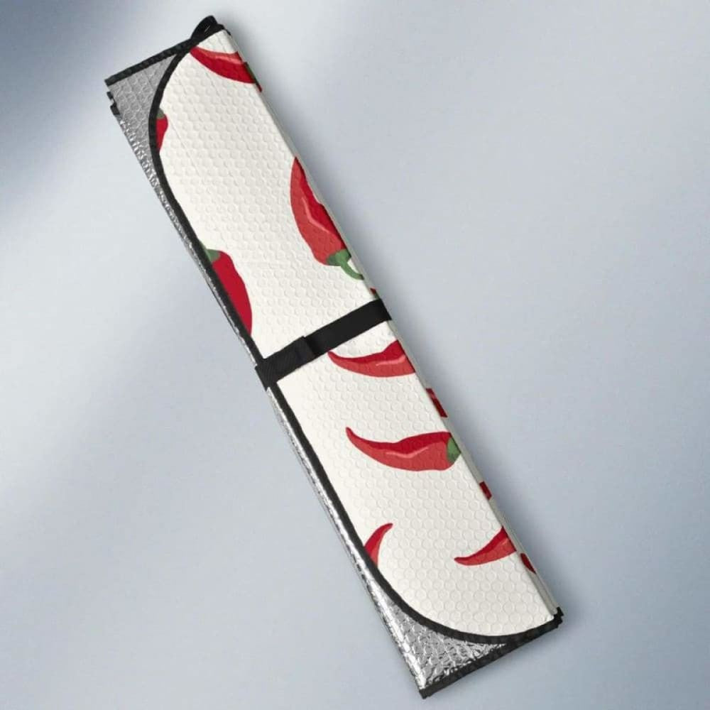 Chili Peppers Pattern Car Auto Sun Shades
