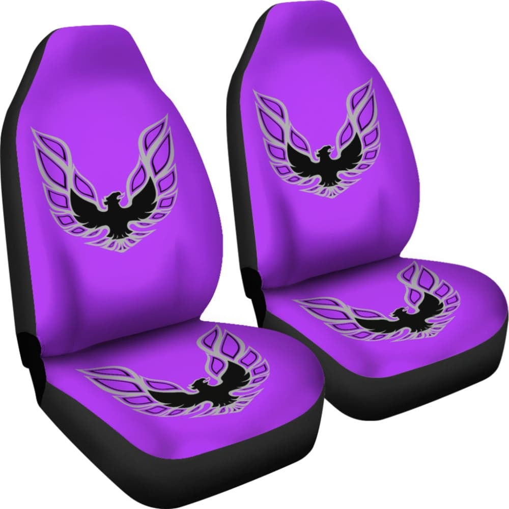 Pontiac Firebird Purple Themed Car Seat Covers Custom