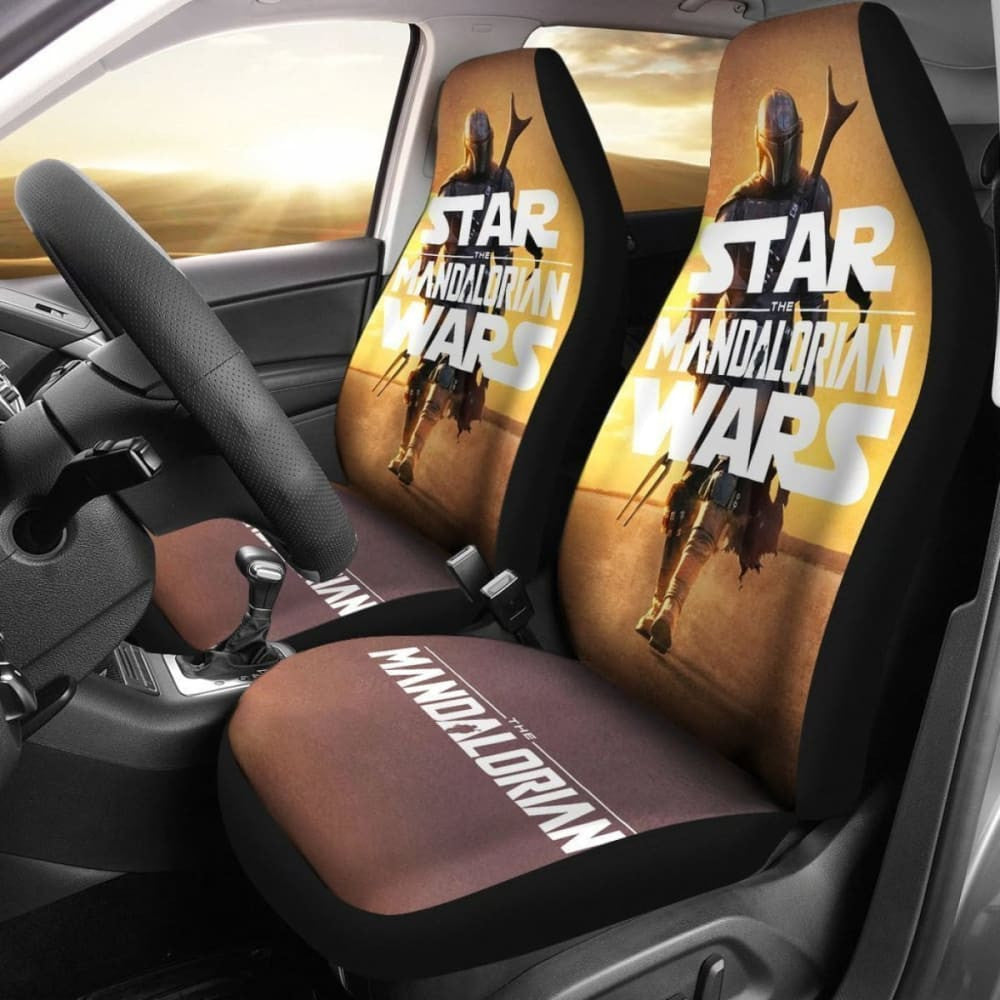 Star Wars Mandalorian Car Seat Covers Fan Gift Idea