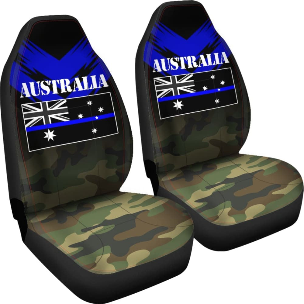 Australia Flag Car Seat Covers The Thin Blue Line