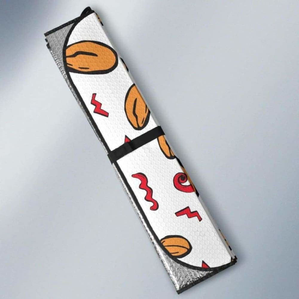 Peanuts Pattern Background Car Auto Sun Shades