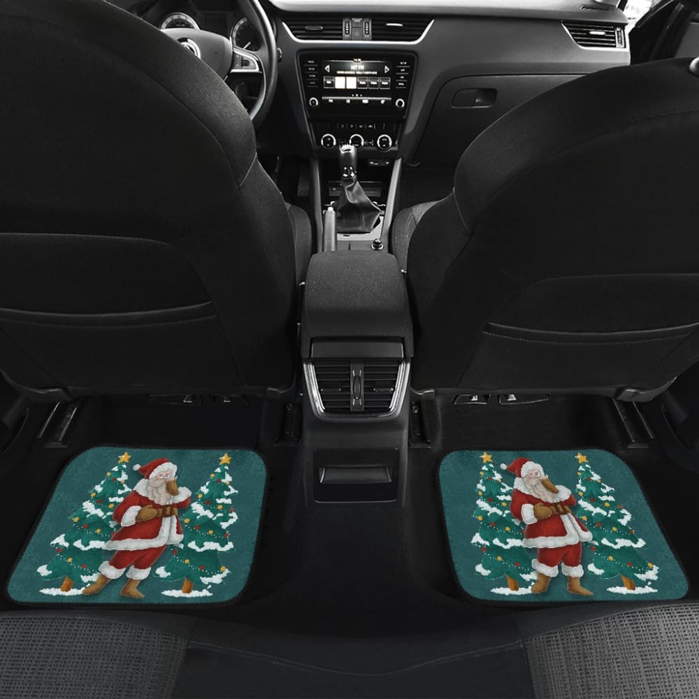 Christmas Santa Claus Custom Car Accessories Car Floor Mats