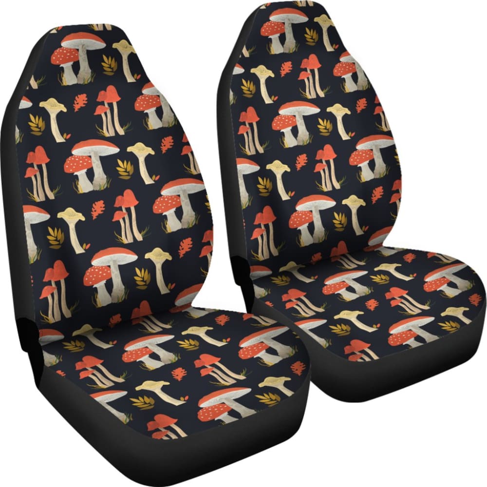 Colorful Mushroom Pattern Car Seat Covers