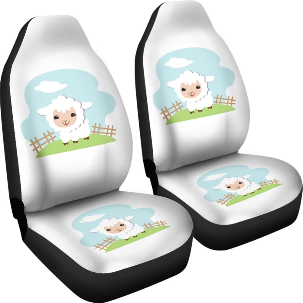 Cute Sheep For Sheep And Farm Lovers Car Seat Covers