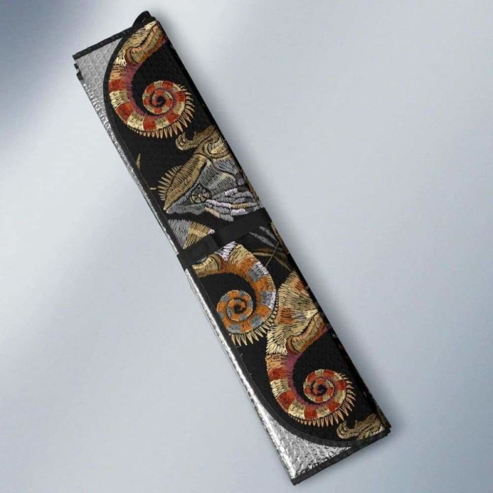 Chameleon Lizard Tropical Leaves Palm Tree Car Auto Sun Shades