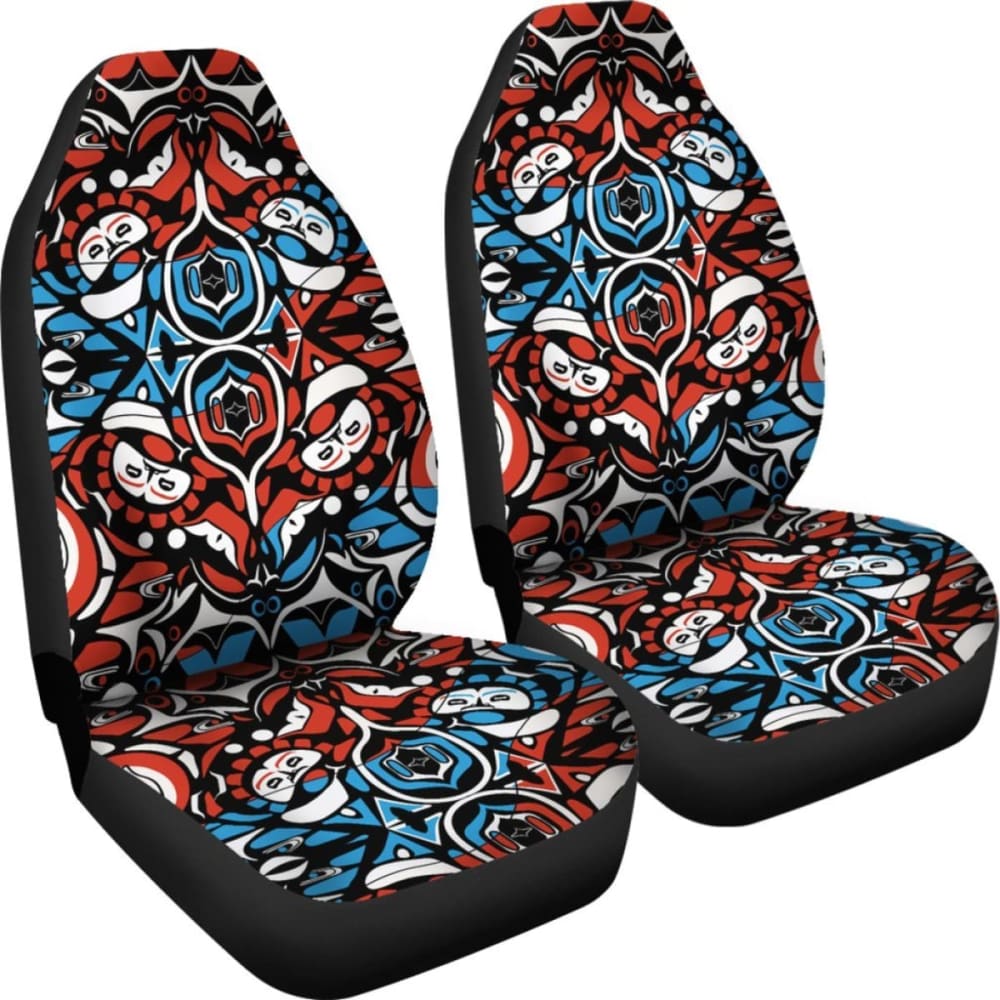 Canada Haida Pattern Car Seat Covers