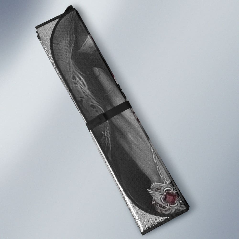 True Love King And Queen Kissing Skulls Car Auto Sun Shades