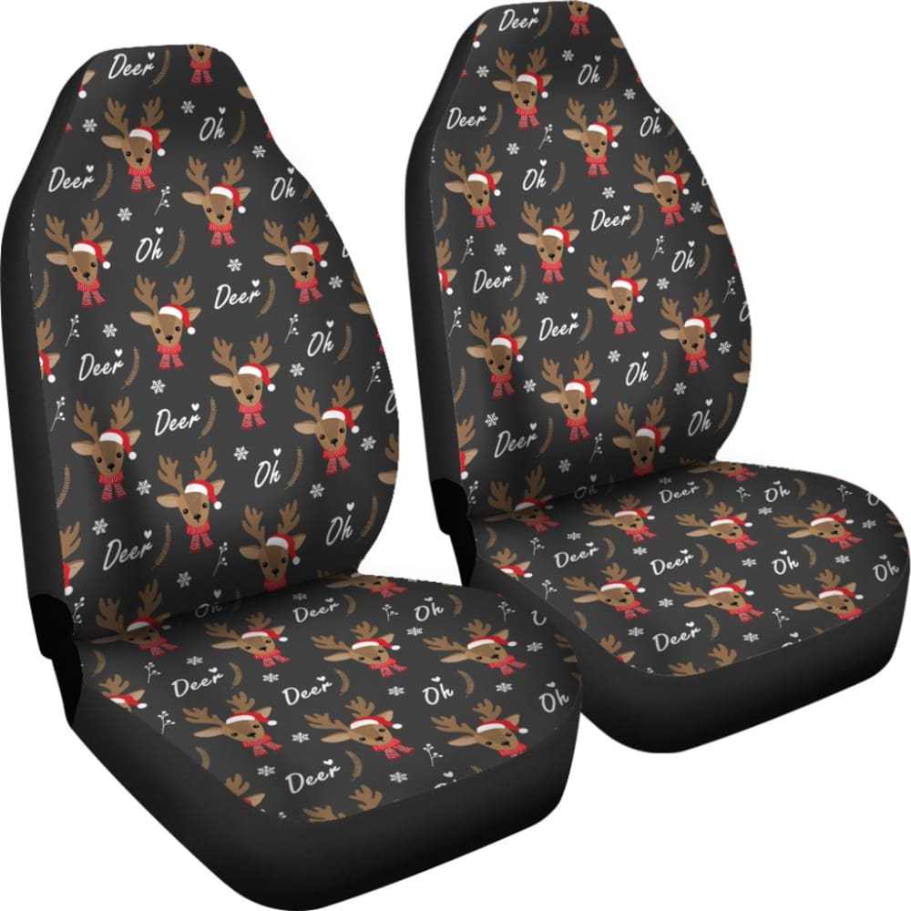 Oh Reindeer My Lovely Christmas Car Seat Covers