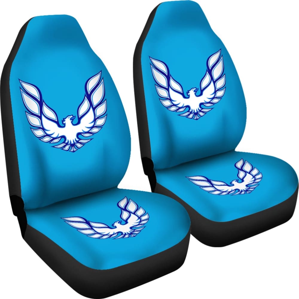 Pontiac Firebird Blue Themed Car Seat Covers Custom