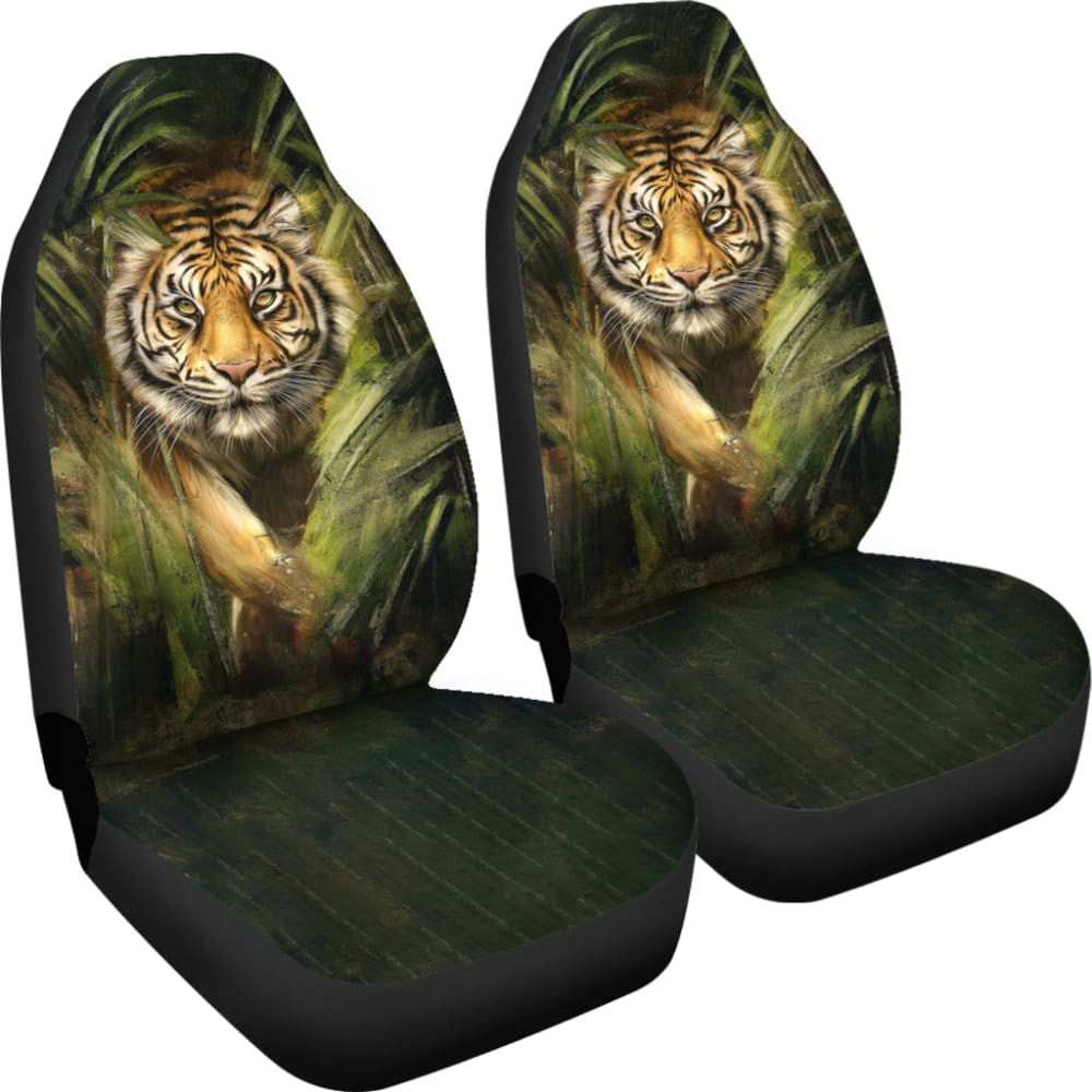 Amazing Tiger Print Car Seat Covers