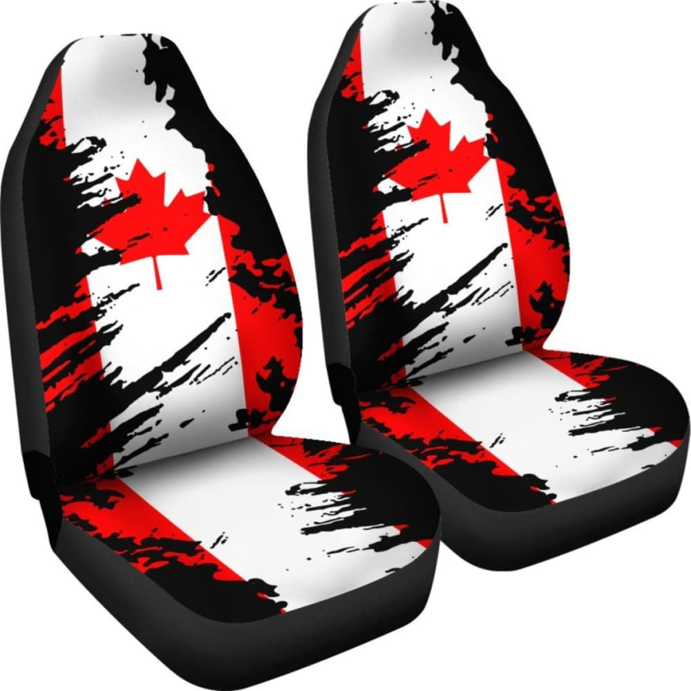 Canada Flag Painting Car Seat Cover