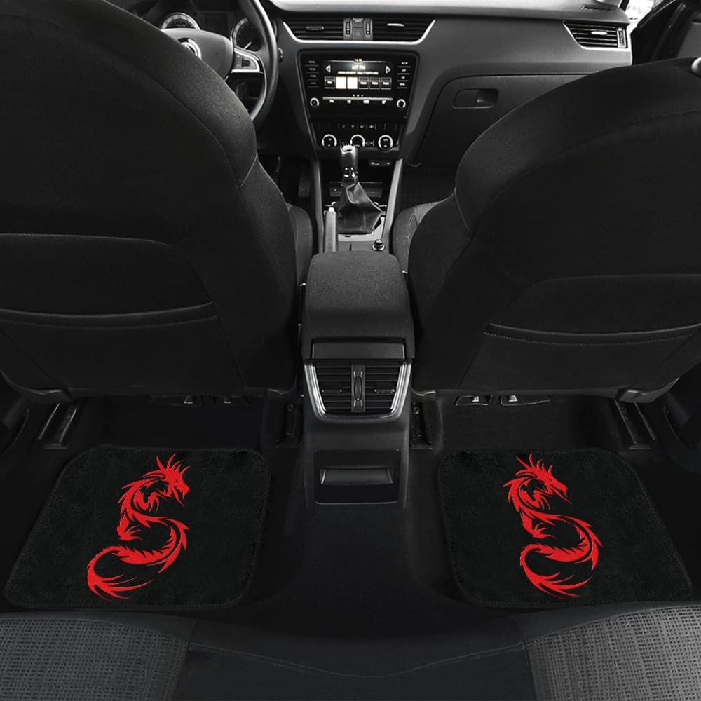 Amazing Great Red Dragon Car Floor Mats
