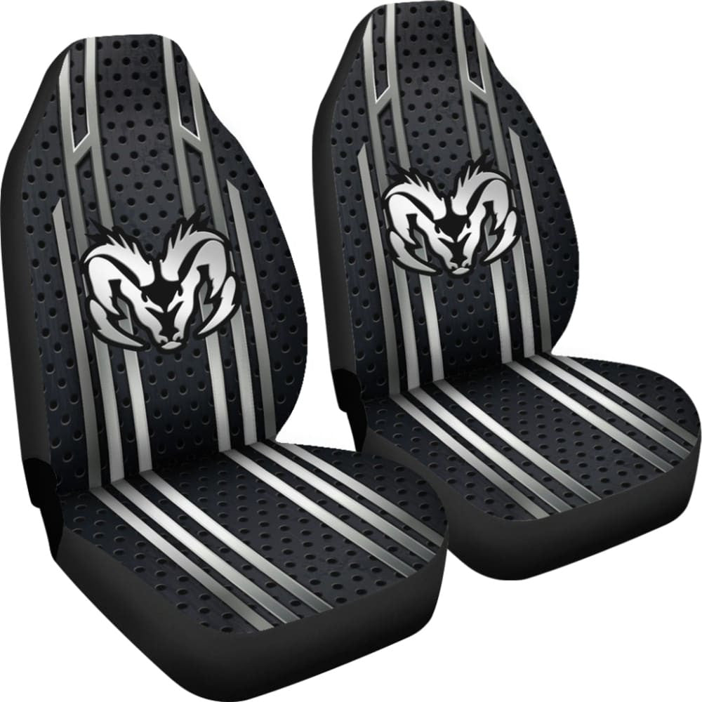Amazing Black And Grey Dodge Ram Car Seat Covers Custom