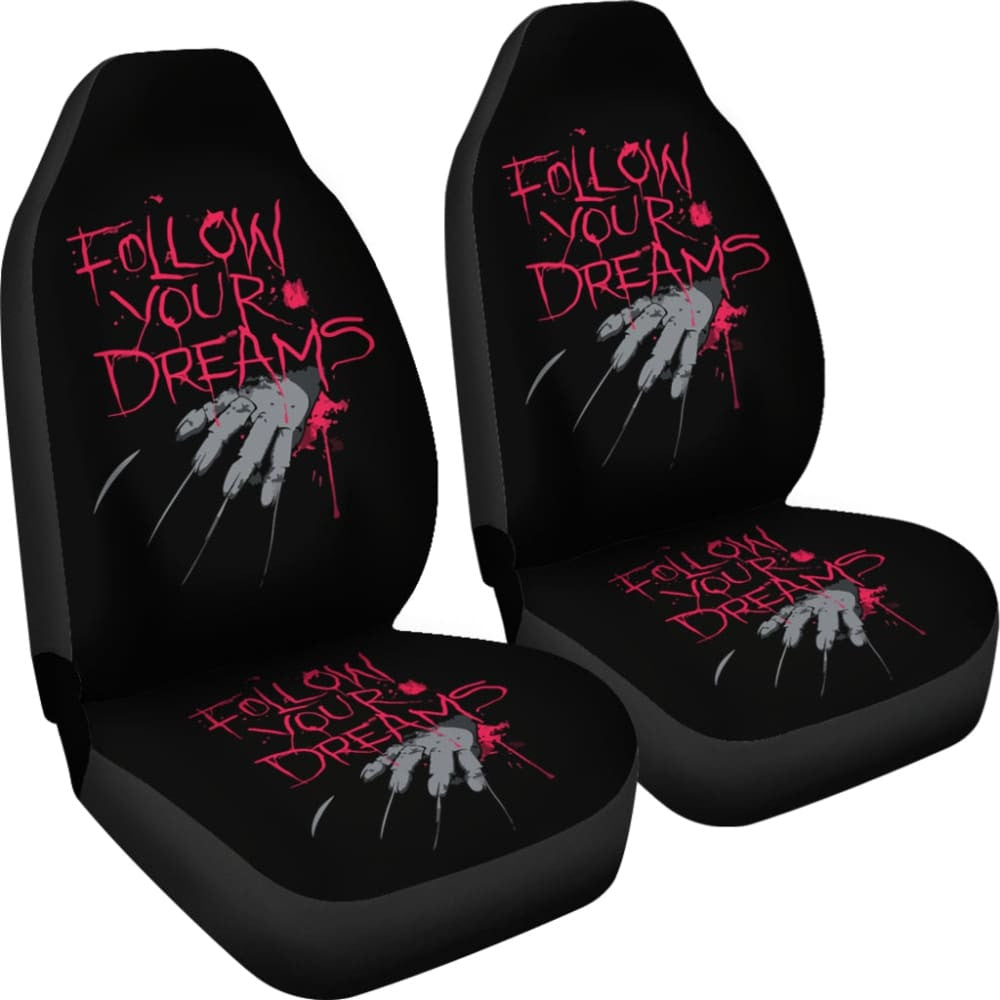 Freddy Krueger Follow Your Dreams Nightmare On Elm Street Car Seat Covers
