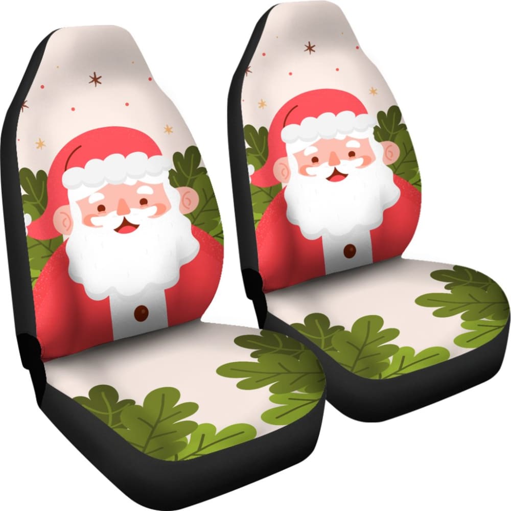 Cute Christmas Santa Claus Car Seat Covers