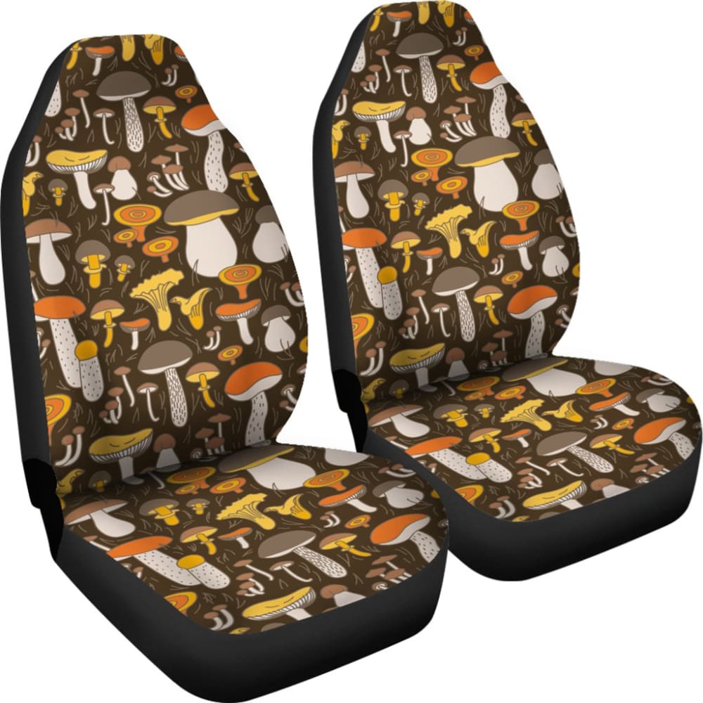 Pattern Print Mushroom Car Seat Covers