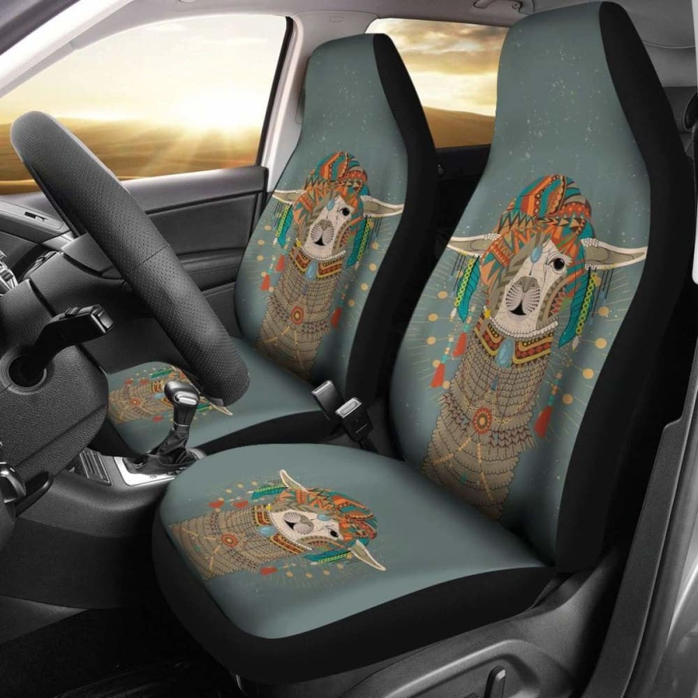 Funny Llama Car Seat Covers