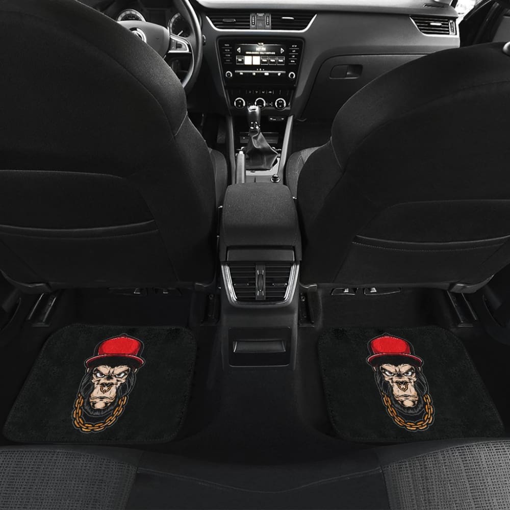 Cool Badass Monkey King Animal Car Floor Mats