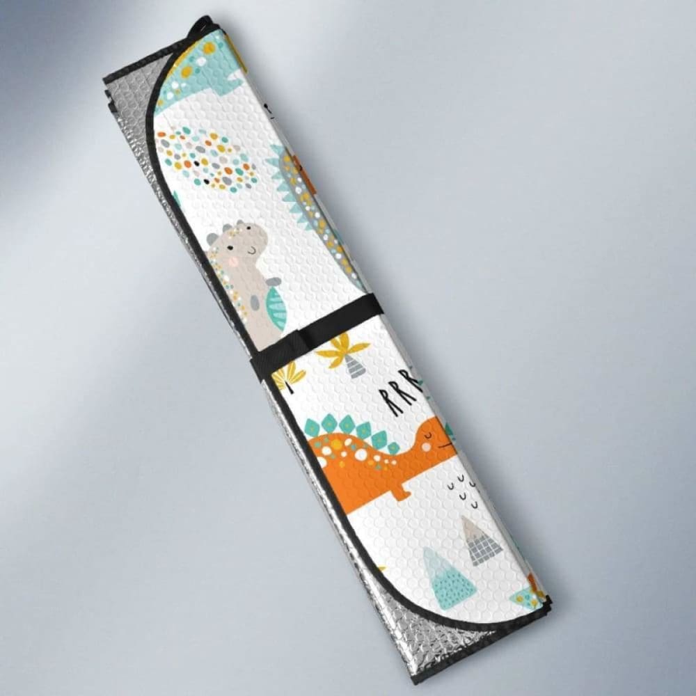 Cute Funny Kids Dinosaurs Pattern Car Auto Sun Shades