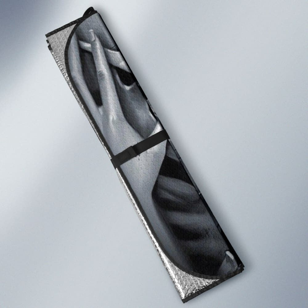 The Lovers King And Queen Kissing Skulls Skeletons Car Auto Sun Shades