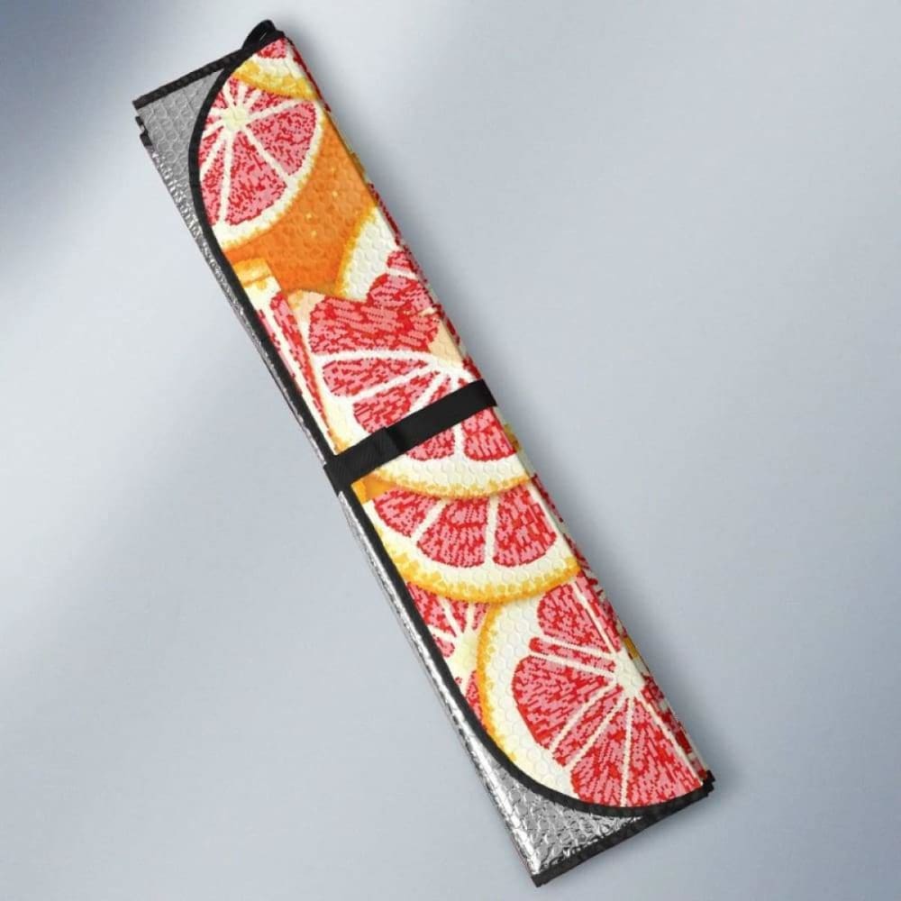 Tropical Grapefruit Pattern Car Auto Sun Shades
