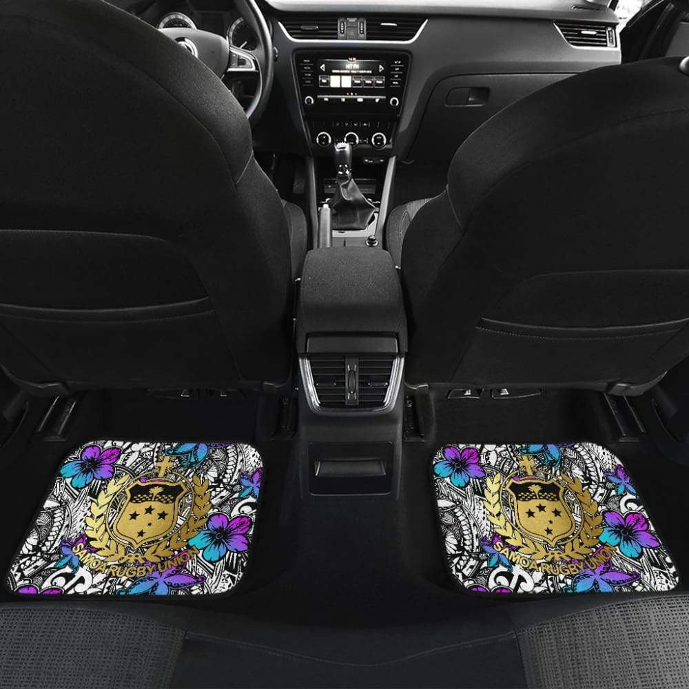 American Samoa Car Floor Mats Hibiscus The Flowers Of Ocean