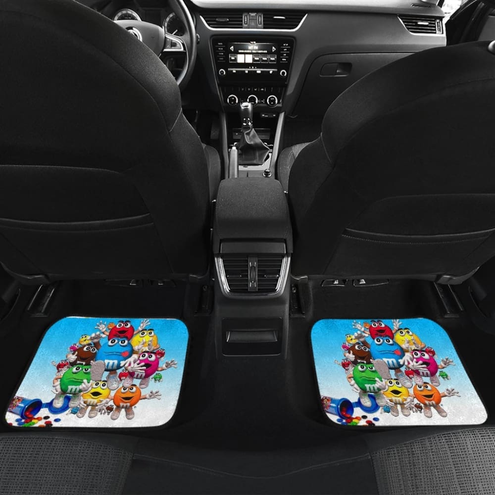 Chocolate M&M Team Car-Mats