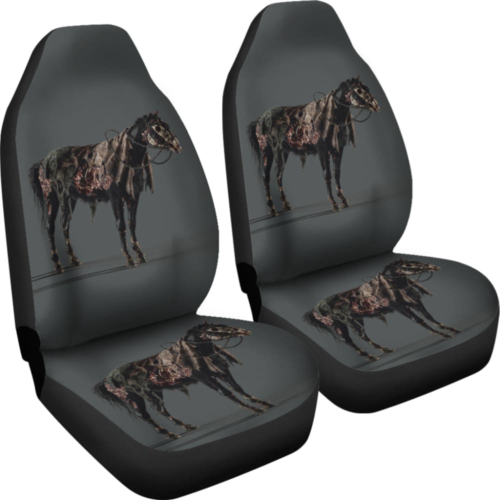 Scary Horror Zombie Horse Car Seat Covers