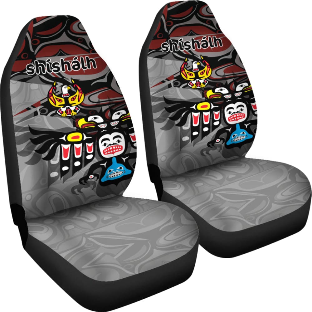Canada Shishalh And Haida Car Seat Covers