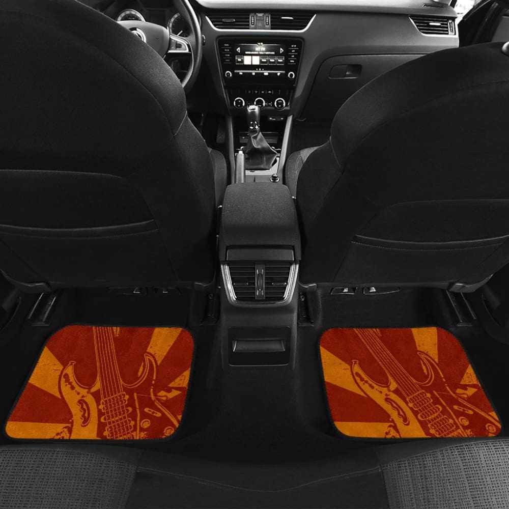 Amazing Electric Guitar Custom Retro Art Design Car Floor Mats