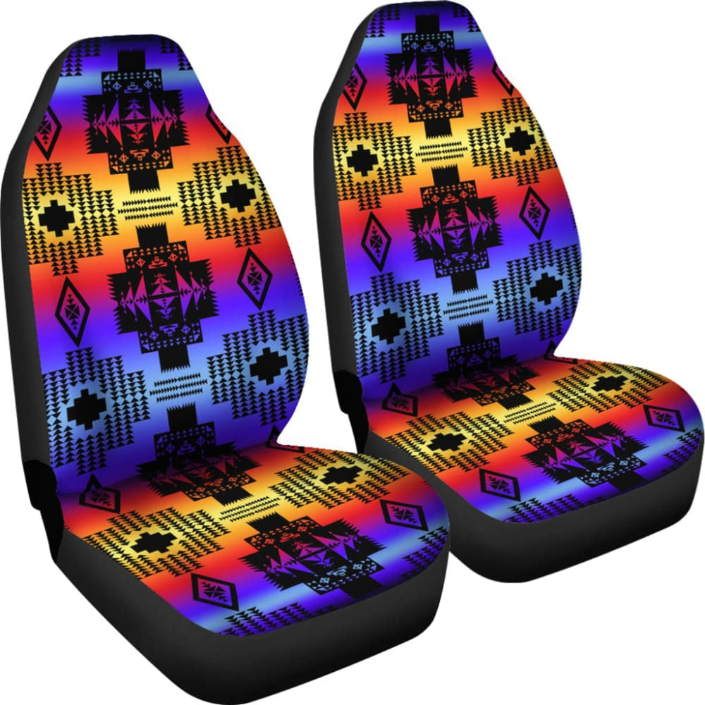 Black Sunset Car Seat Covers