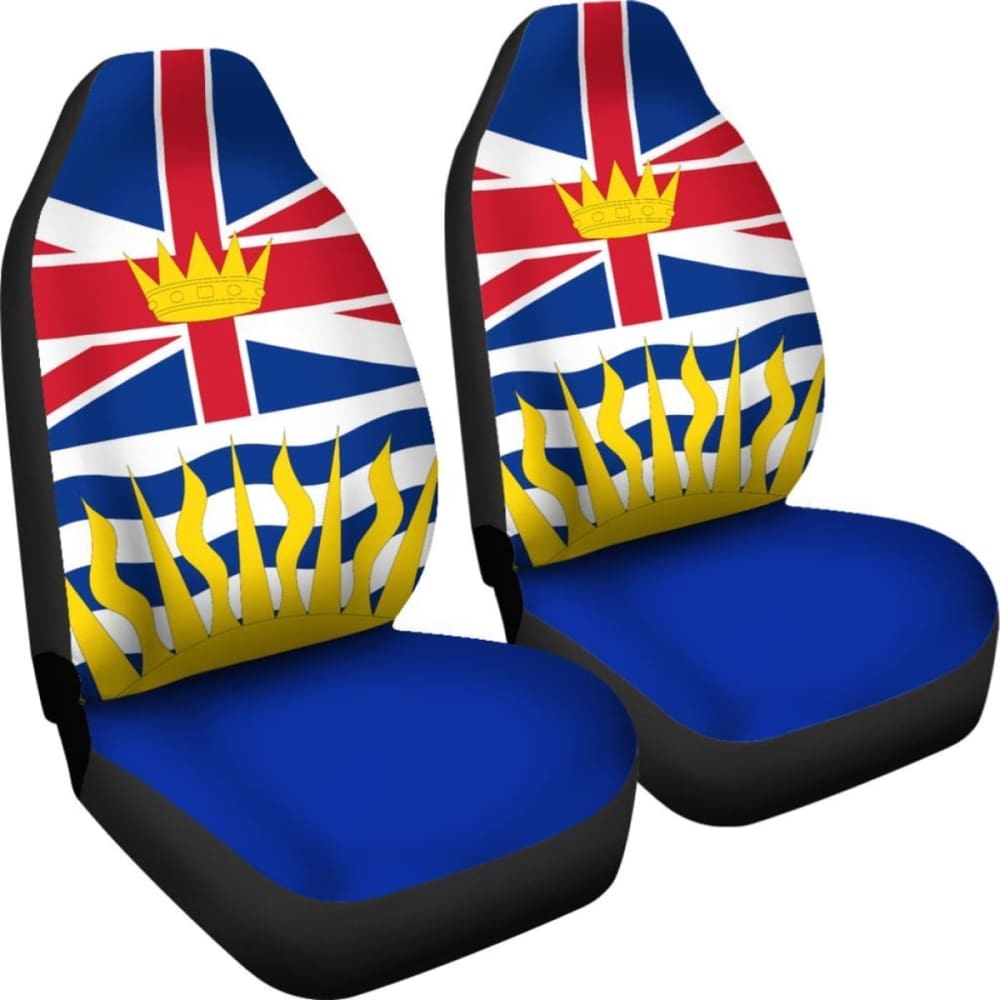 Canada British Columbia Flag Car Seat Covers
