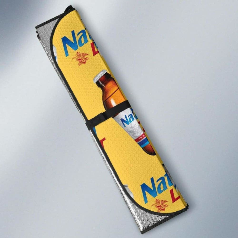 Natural Light Car Sun Shade Auto Sun Visor For Beer Lover