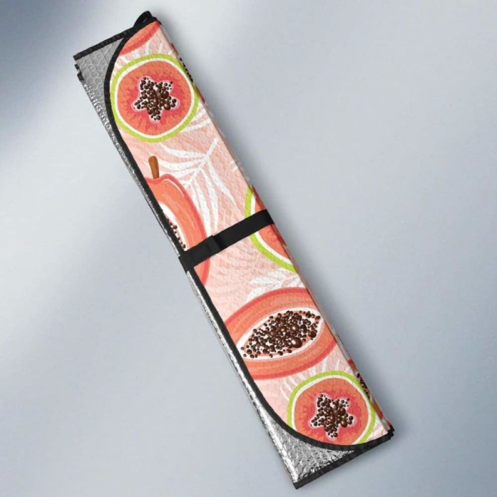 Papaya Leaves Pattern Car Auto Sun Shades