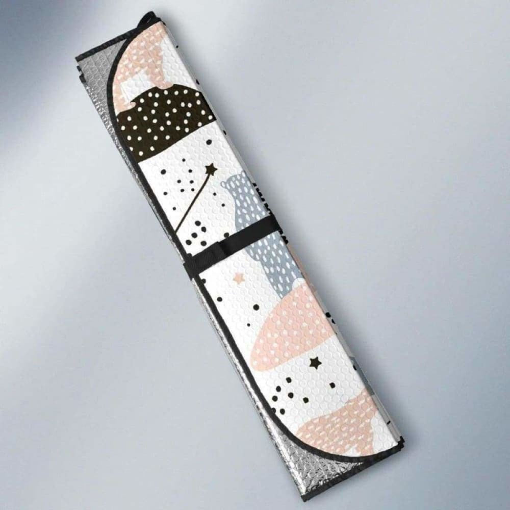 Polar Bears Star Poka Dot Pattern Car Auto Sun Shades